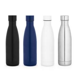 Garrafa Térmica de Aço Inox 520 ml com Tampa de Rosca Personalizada