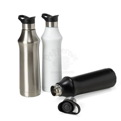 Garrafa Térmica de Inox 500 ml com Tampa Plástica e Alça Personalizada