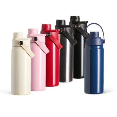 Garrafa Térmica de Inox 600ml com Alça Personalizada