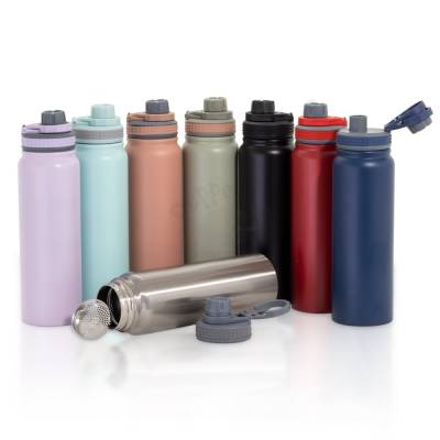 Garrafa Térmica de Inox 850ml com Infusor Personalizada