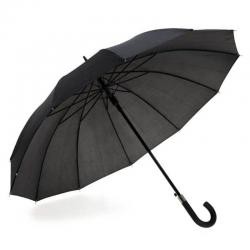 Guarda-Chuva Automático 110 cm 12 Varetas com Haste Metálica e Cabo Emborrachado Personalizado