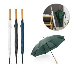 Guarda-Chuva Automático com Pega de Madeira Personalizado
