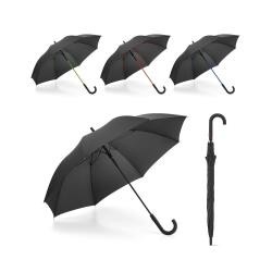 Guarda-Chuva Automático em Poliéster Pongee 190T com Varetas em Fibra de Vidro Personalizado