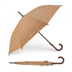 Guarda-Chuva em Cortiça com Abertura Automática e Cabo de Madeira Personalizado