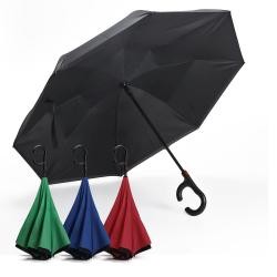 Guarda-Chuva Invertido Automático com Cabo em C Personalizado