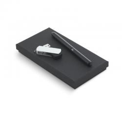 Kit Escritório Com Caneta e Pen Drive 8gb Personalizado