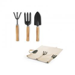 Kit Jardinagem 3 Peças com Bolsa de Algodão Personalizado