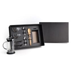 Kit para Café com Prensa Francesa, Xícaras e Colheres Personalizado