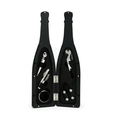 Kit Vinho 5 Peças em Estojo com Fechamento Imantado Personalizado
