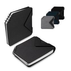Mini Caderno com Capa em RPET e Fecho Magnético em PU Personalizado