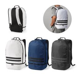 Mochila 25L de Poliéster Reciclado com Compartimento para Sapatos Personalizada