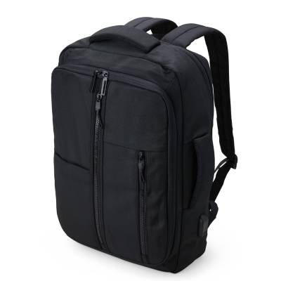 Mochila de Nylon 21 Litros com USB e Compartimento para Notebook Personalizada