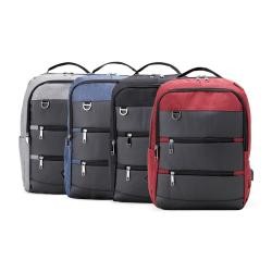 Mochila de Nylon 26 Litros com USB e Compartimento para Notebook Personalizada