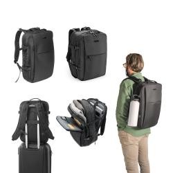 Mochila de Viagem 29L em Poliéster Reciclado com Bolso para Notebook Personalizada