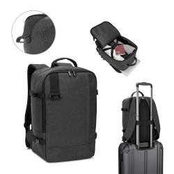 Mochila de Viagem em Poliéster Reciclado com Compartimento para Notebook Personalizada