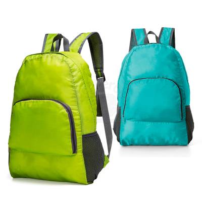 Mochila Dobrável em Nylon Impermeável Personalizada