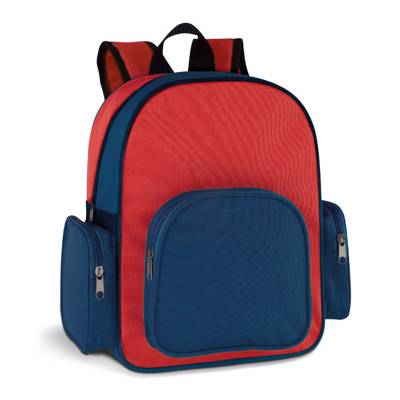Mochila em Nylon 600D com Bolso Frontal e Bolsos Laterais Personalizada