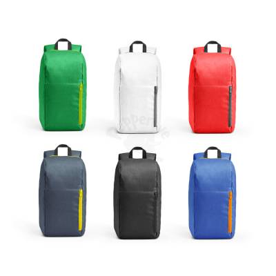 Mochila em Nylon 600D com Bolso Frontal e Costas Almofadadas Personalizada