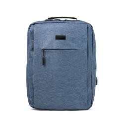 Mochila para Notebook 15,6 Pol. de Poliéster com Entrada USB Personalizada