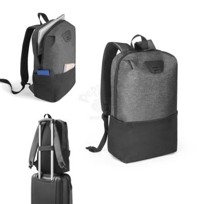 Mochila para Notebook 15,6 Polegadas de Nylon 300D com Alça para Trolley Personalizada