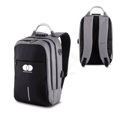Mochila para Notebook com Saída USB e Fecho de Segredo Personalizada