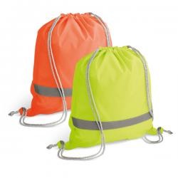 Mochila Saco de Nylon 210 com Faixa Refletiva Personalizada