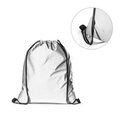 Mochila Saco em Poliéster Refletivo 200 g/m² 40 cm x 32 cm Personalizada