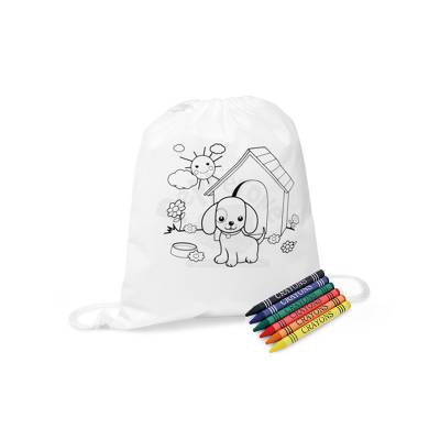 Mochila Saco para Colorir Personalizada