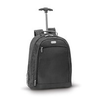 Mochila Trolley para Notebook em Poliéster com Rodas e Protetor Personalizada