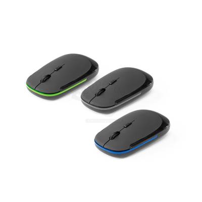 Mouse Wireless 2.4G em ABS com Acabamento Emborrachado Personalizado