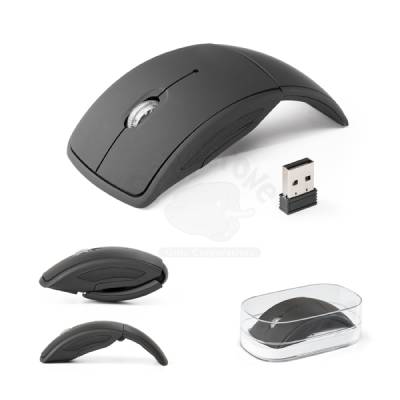 Mouse Wireless Dobrável 2.4G com Receptor USB Personalizado