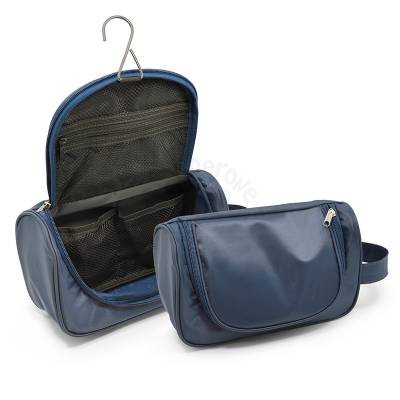 Necessaire de Nylon com Divisórias e Gancho Personalizada