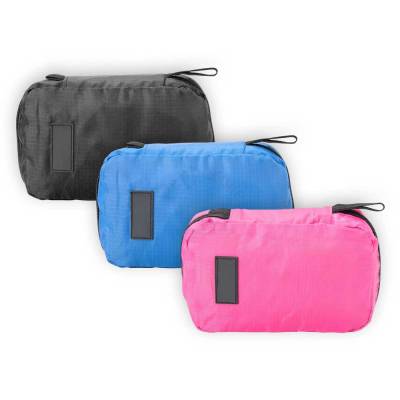 Necessaire de Viagem em Poliéster com Gancho e Compartimentos Personalizada
