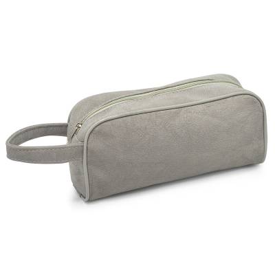 Necessaire em Couro Sintético para dar de Brinde