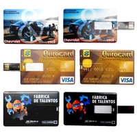 Pen Drive Cartão 8,5 cm x 5,5 cm Personalizado