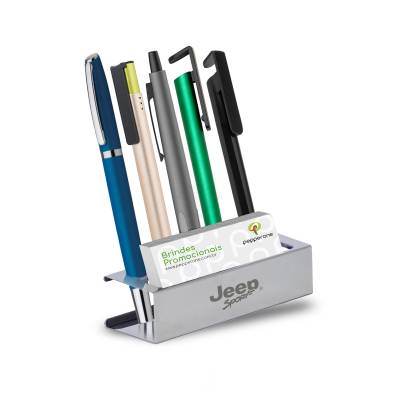 Porta Caneta de Metal Personalizado