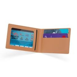 Porta-Cartão em Cortiça com Visor Transparente Personalizado