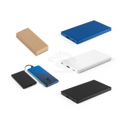 Power Bank 4000mAh USB-C com Cabo Integrado Personalizado
