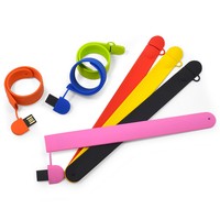 Pulseira Pen Drive Emborrachada 8GB Personalizada