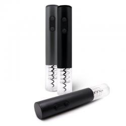 Saca-Rolha Automático de Inox com Acabamento Fosco e Suporte de Mesa Personalizado