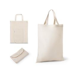 Sacola de Algodão Reciclado Dobrável 47 cm x 38 cm Personalizada