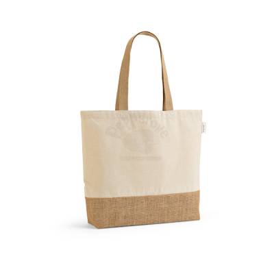 Sacola em Algodão Reciclado Base Juta para Personalização
