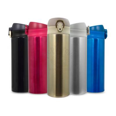 Squeeze de Metal 450ml com Abertura Automática Personalizado