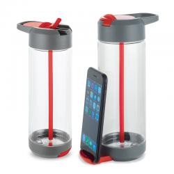 Squeeze de Plástico 750 ml com Suporte para Smartphone Personalizado