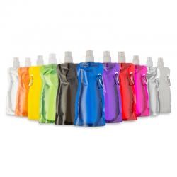 Squeeze Dobrável de Plástico 480ml com Mosquetão Personalizado