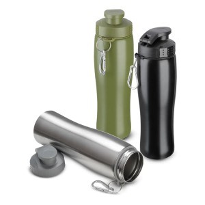 Squeeze Inox 750ml com Mosquetão Personalizado