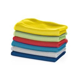 Toalha Esportiva Refrescante de Poliamida e Poliéster 30x80cm Personalizada